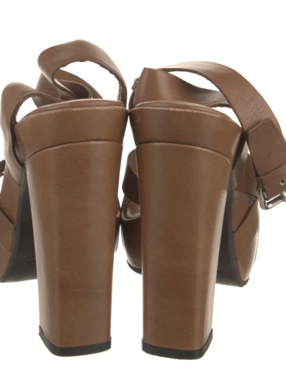 Vintage Prada Platform Leather Sandals (IT 40, US 9.5/10) - Picture 4 of 8